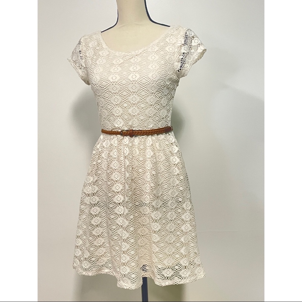 Like New Lily Rose Crocheted Dress Size S